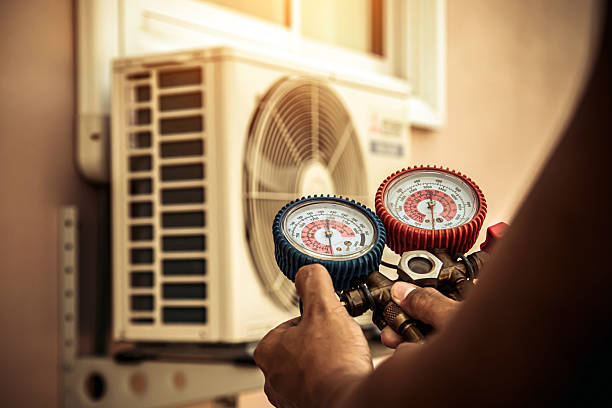 Professional Hvac Repair technician working in Powers Lake, WI